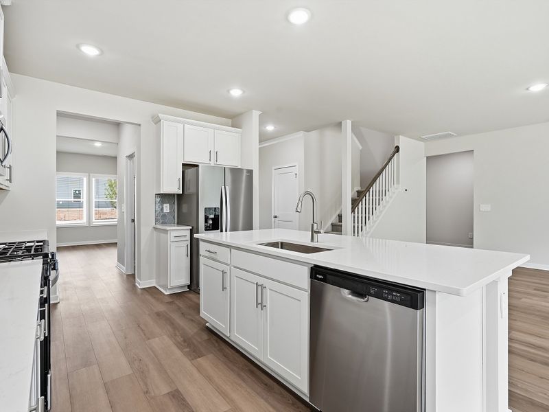 Furnished interior view inside a new home in Avalon Place - Signature Series, Durham (Image 5).