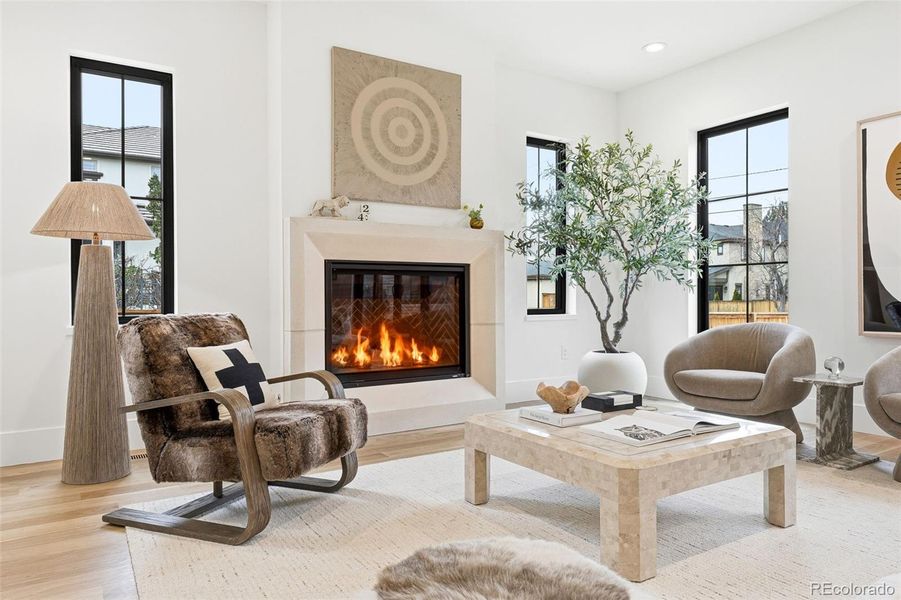 Furnished interior view inside a new home in , Denver (Image 19). Furnished interior view inside a new home in , Denver (Image 19).