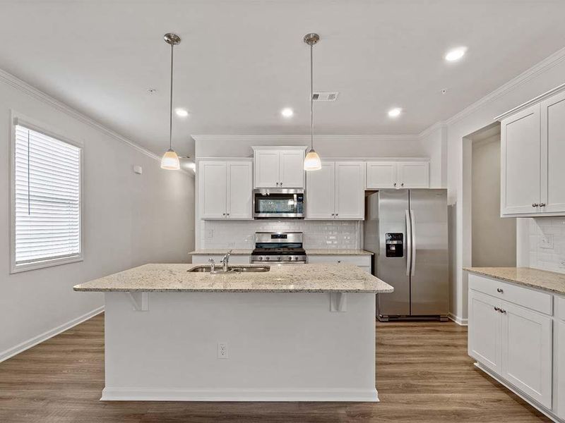 Furnished interior view inside a new home in Greyton Springs Place, Buford (Image 8). Furnished interior view inside a new home in Greyton Springs Place, Buford (Image 8).
