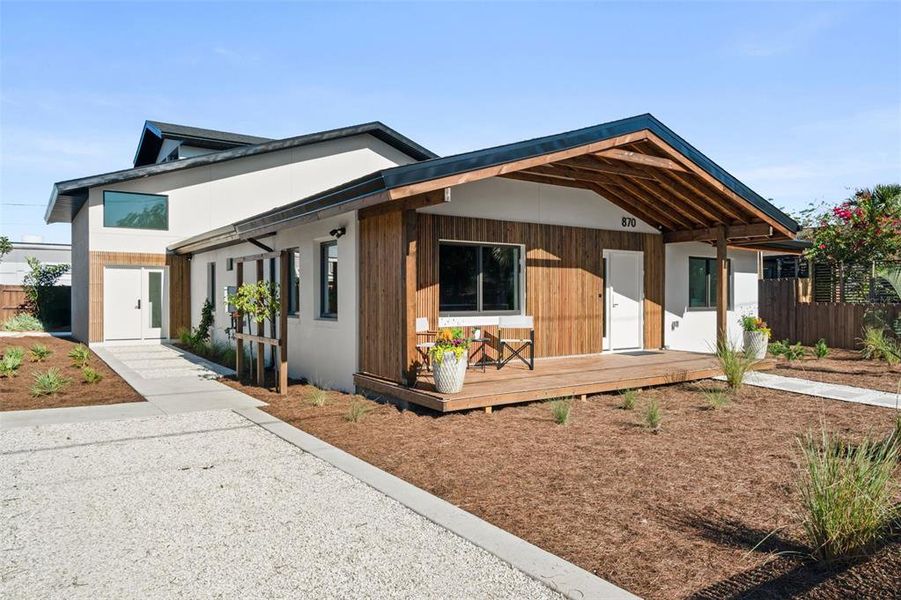 Exterior details and patio area of a home in , Winter Park (Image 26).