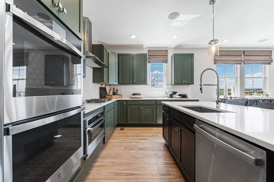 Representative furnished interior of a home built from the Windsor by Taylor Morrison in Macanta City Collection, Castle Rock (Image 15).