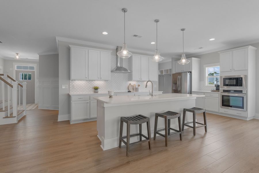 Furnished interior view inside a new home in The Sanctuary at Sunset Beach, Sunset Beach (Image 6).