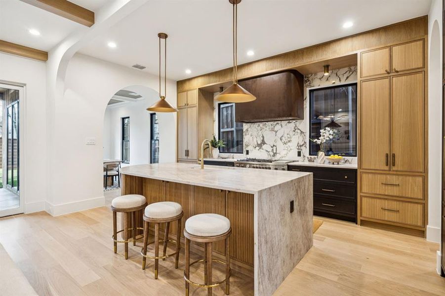 Furnished interior view inside a new home in , Dallas (Image 28).