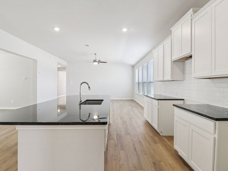 Furnished interior view inside a new home in Comanche Ridge, San Antonio (Image 8).