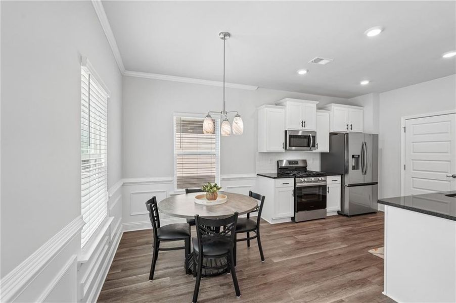 Furnished interior view inside a new home in Windmill Park, Carrollton (Image 15). Furnished interior view inside a new home in Windmill Park, Carrollton (Image 15).