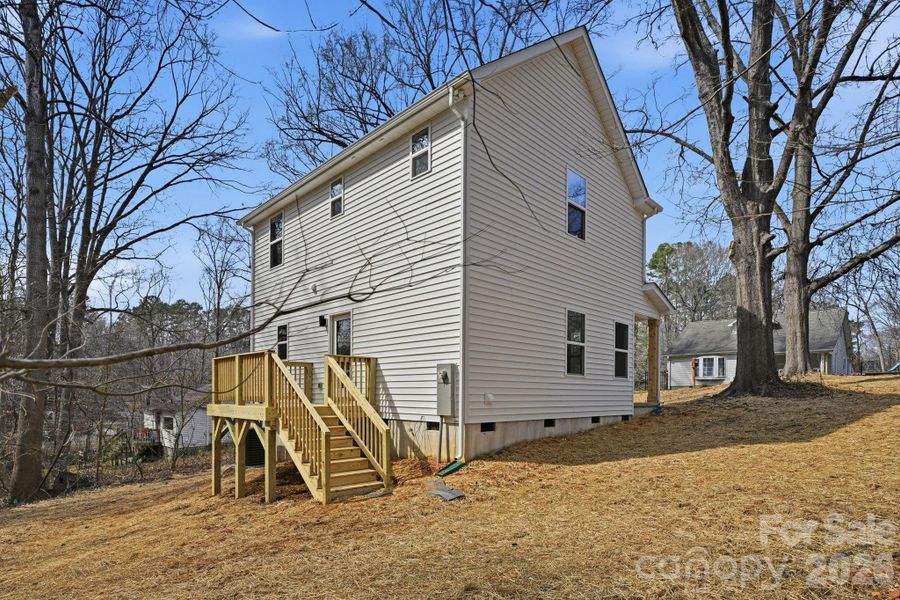 Exterior details and patio area of a home in , Spencer (Image 18).