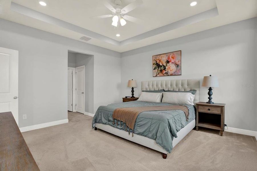 Furnished interior view inside a new home in Woodcreek, Wesley Chapel (Image 19).