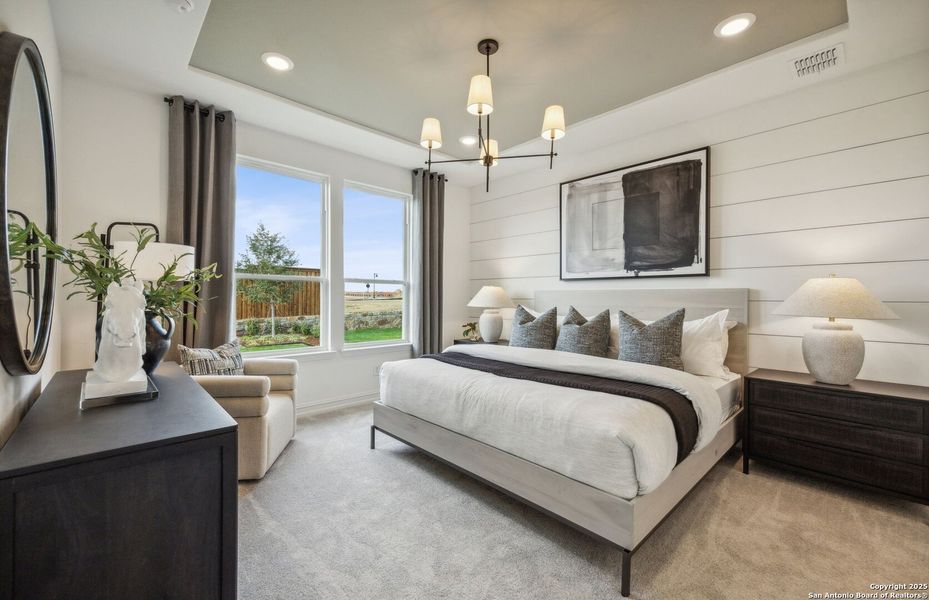 Furnished interior view inside a new home in Del Webb New Braunfels at Veramendi, New Braunfels (Image 8).