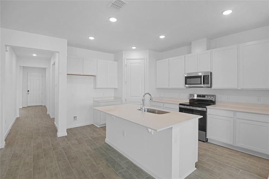 Furnished interior view inside a new home in Annabelle Estates, Lake Wales (Image 7). Furnished interior view inside a new home in Annabelle Estates, Lake Wales (Image 7).