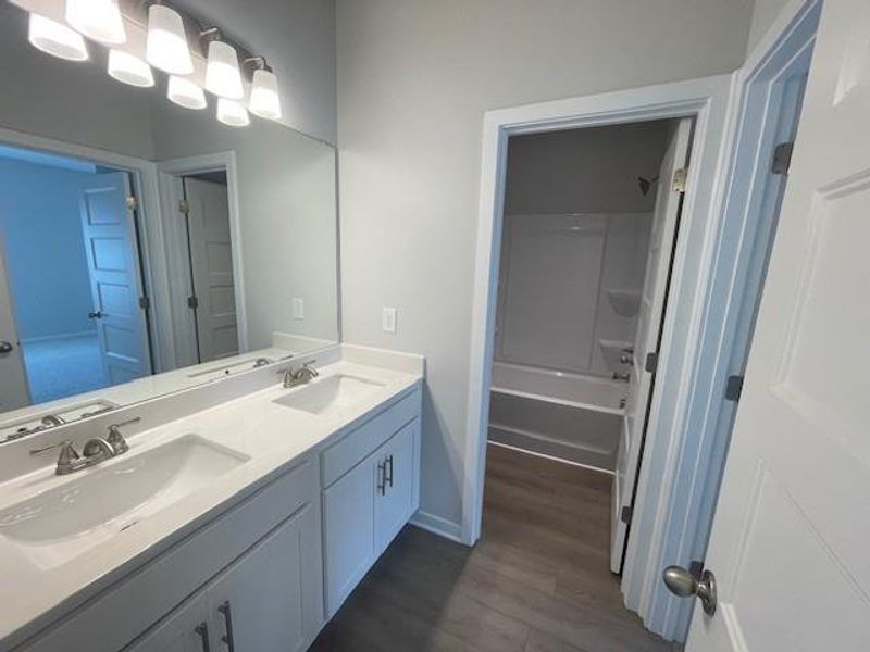 Furnished interior view inside a new home in Ponderosa Farms Estates, Gainesville (Image 11).