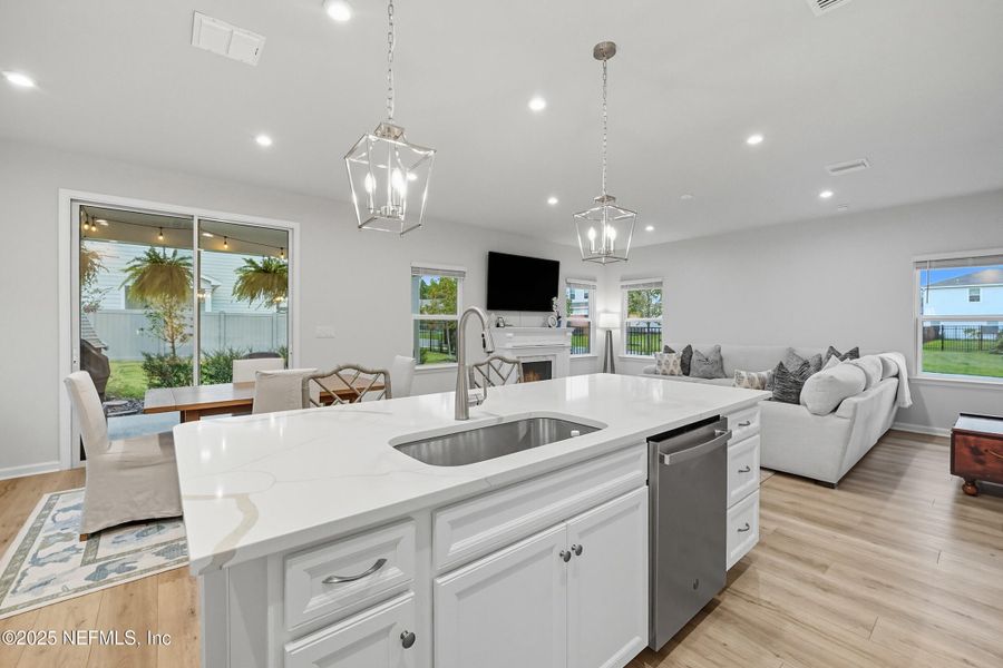 Furnished interior view inside a new home in , St. Augustine (Image 17).