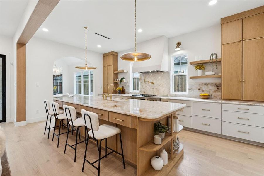 Furnished interior view inside a new home in , Dallas (Image 23).