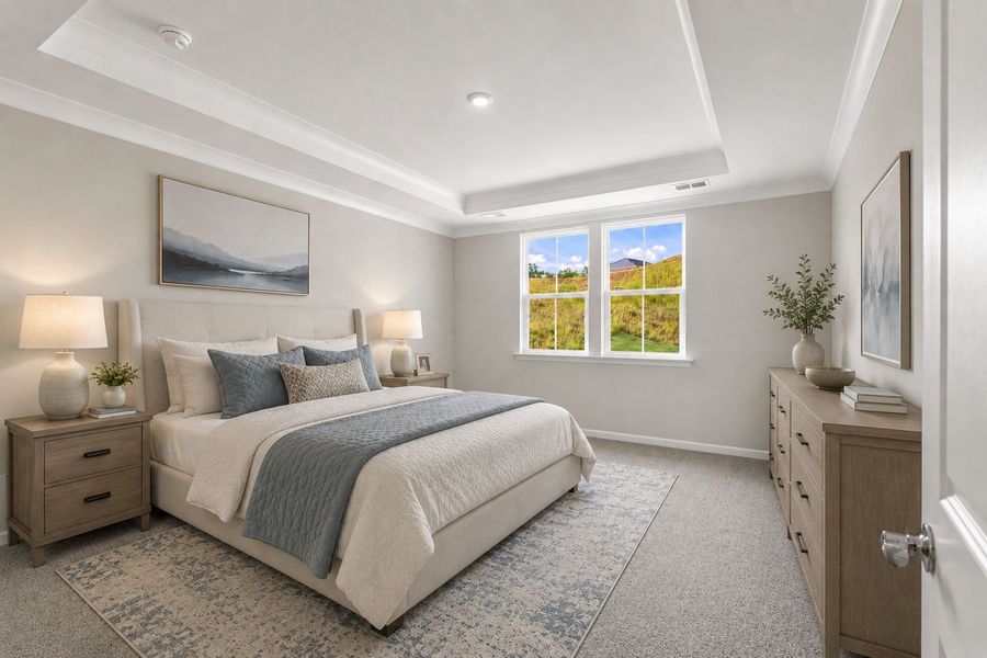 Furnished interior view inside a new home in Sweetwater Hills, Moore (Image 10).