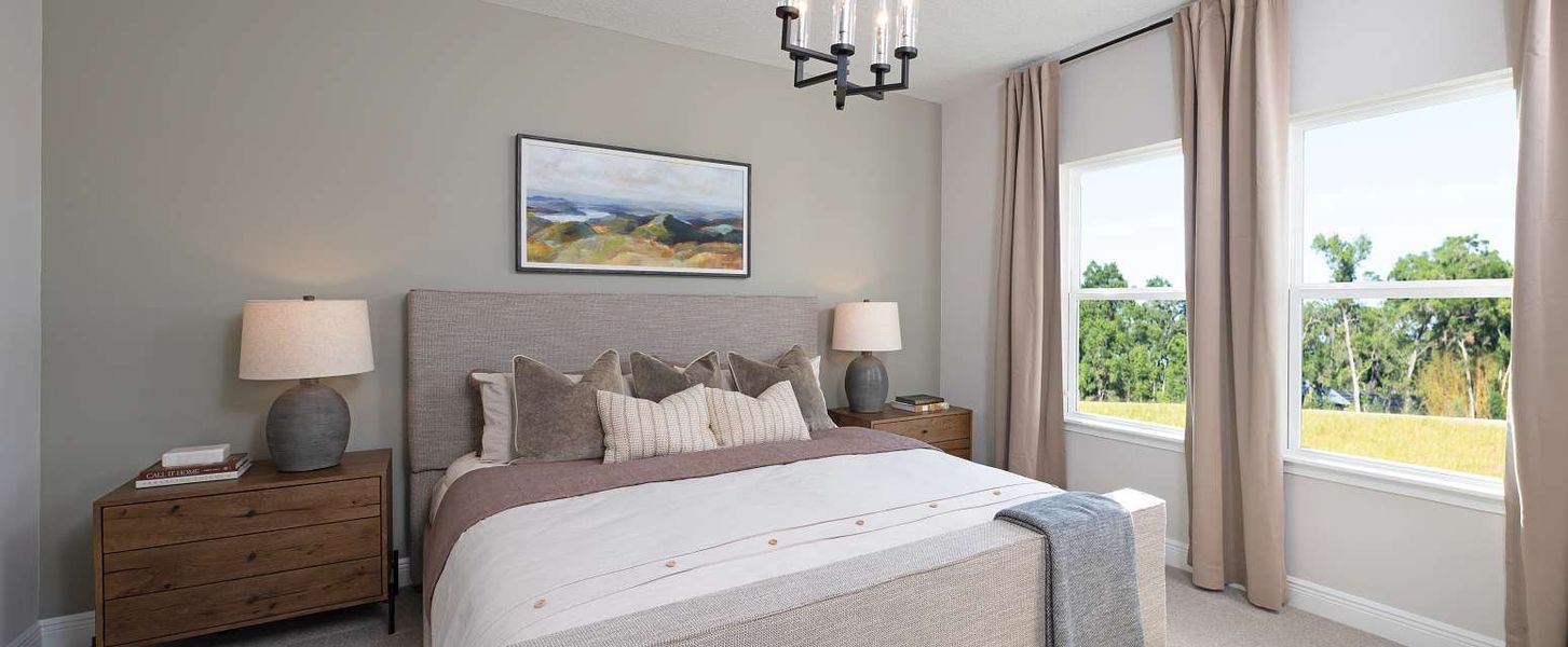 Representative furnished interior of a home built from the Badland by Ashton Woods in Catamaran Cove Traditional, Rockledge (Image 10).