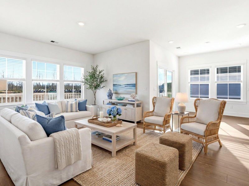 Furnished interior view inside a new home in The Coves at Lakes of Cane Bay, Summerville (Image 15).