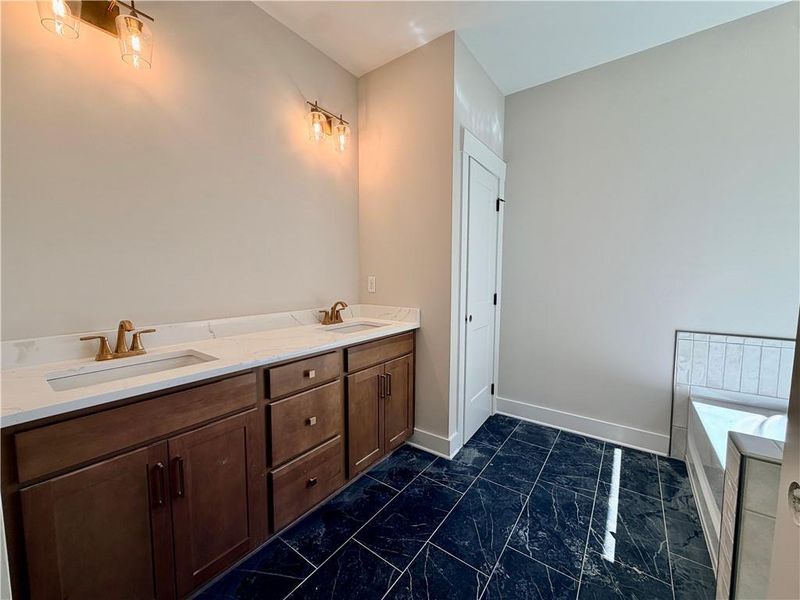 Furnished interior view inside a new home in Arbor West, Dawsonville (Image 6).