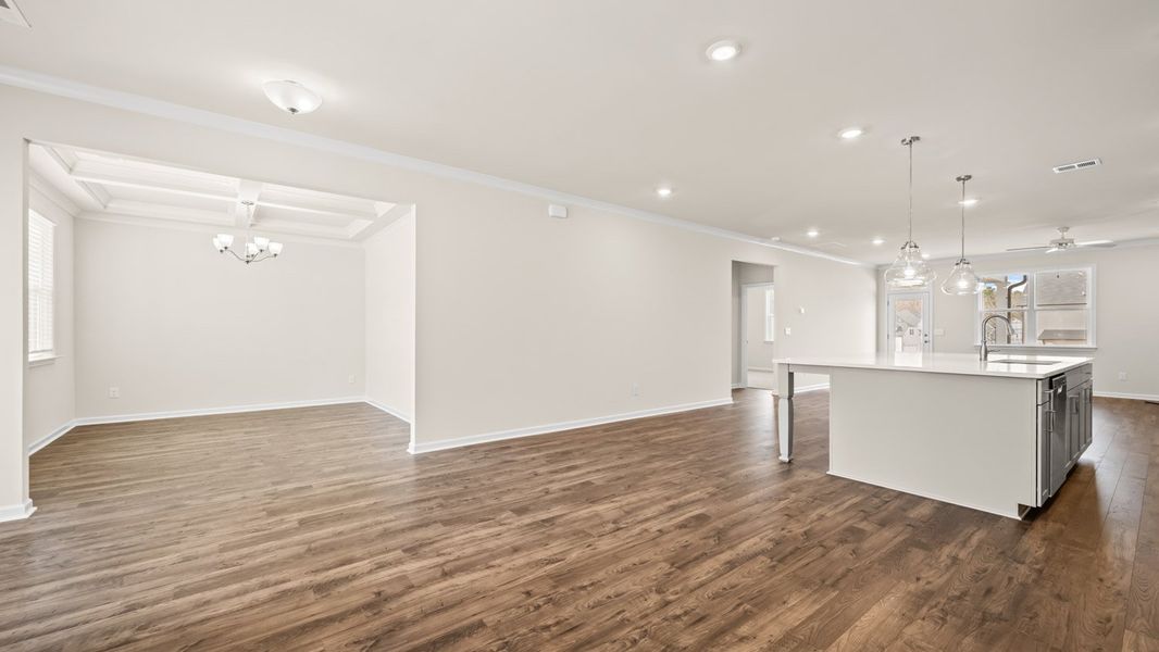 Representative unfurnished interior of a home built from the Marlene by D.R. Horton in The Gates at Pates Creek, Hampton (Image 18).