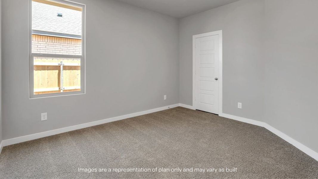 Representative unfurnished interior of a home built from the Jaxson by D.R. Horton in Mustang Ridge, Andrews (Image 22).