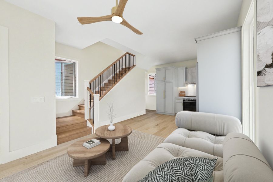 Furnished interior view inside a new home in , Charleston (Image 14).