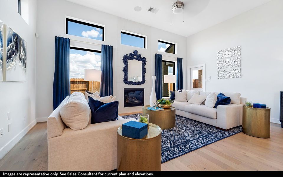 Furnished interior view inside a new home in Westridge, McKinney (Image 17). Furnished interior view inside a new home in Westridge, McKinney (Image 17).