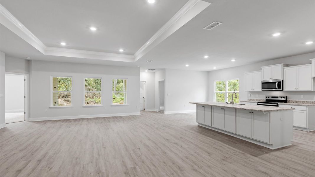 Spacious, unfurnished interior of a new home in Greystone, Crawfordville (Image 19).