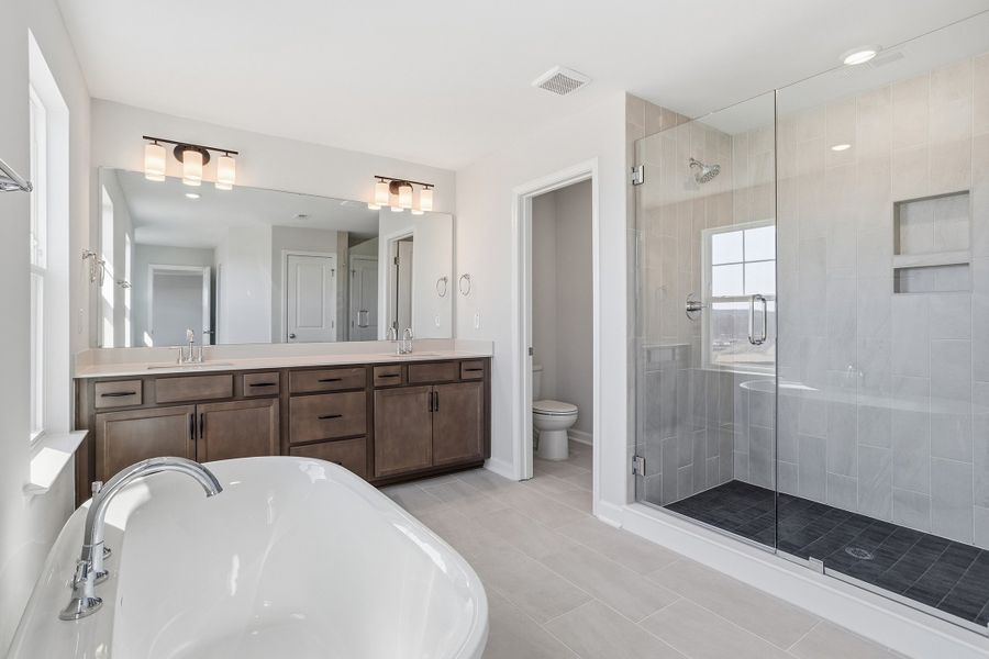 Furnished interior view inside a new home in Sweetbrier, Durham (Image 12).
