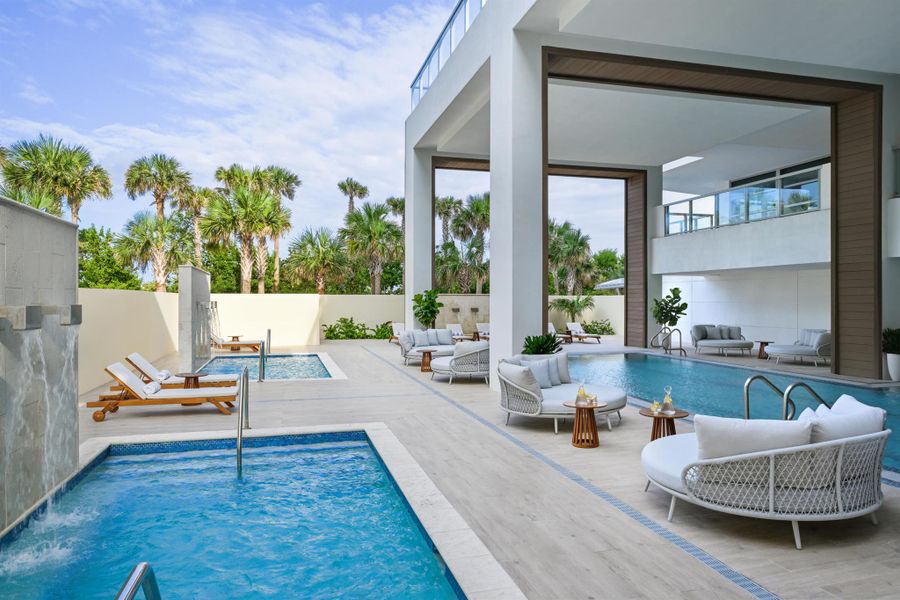 Exterior details and patio area of a home in , West Palm Beach (Image 25).