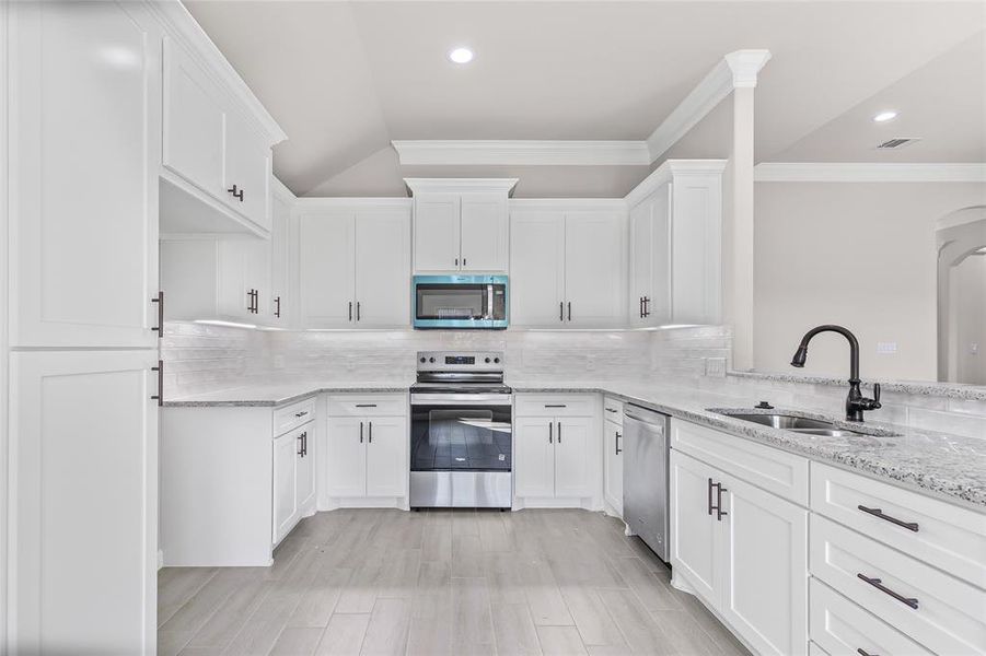 Furnished interior view inside a new home in , Springtown (Image 10).