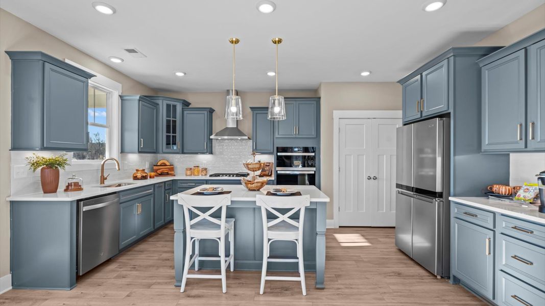 Kitchen of The Drayton Design by DRB Homes