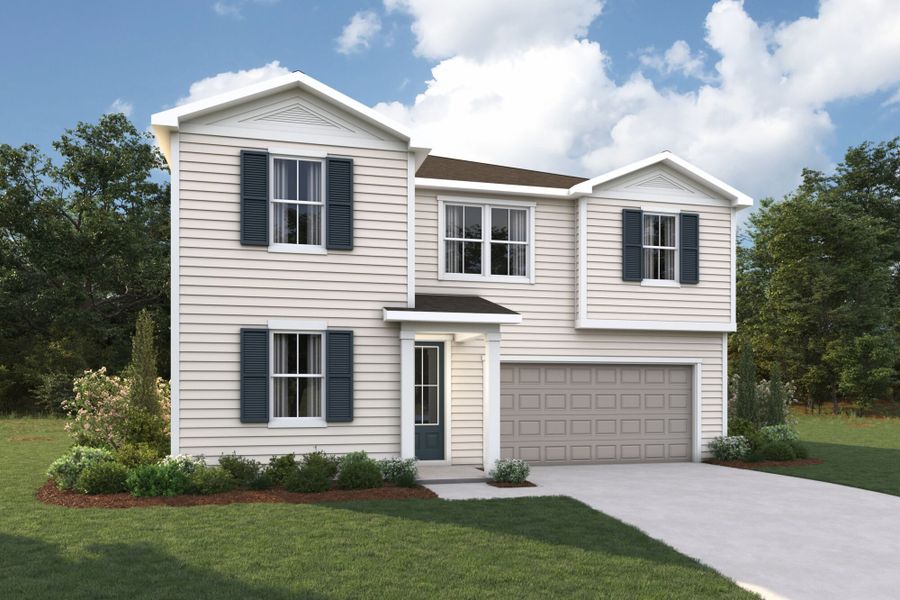 Representative exterior photo of a completed home built from the Shenandoah by Mattamy Homes in Sandridge Hills, Asbury Lake, FL (Image 5).