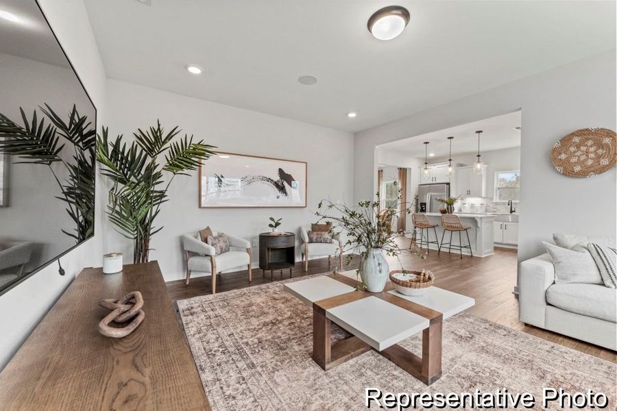 Furnished interior view inside a new home in Lake Royale, Louisburg (Image 10).