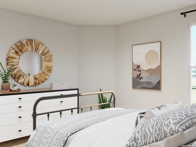 Furnished interior view inside a new home in Melissa Ranch, San Antonio (Image 15).