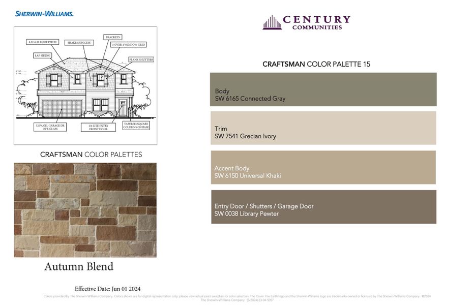Craftsman Color Palette - 15