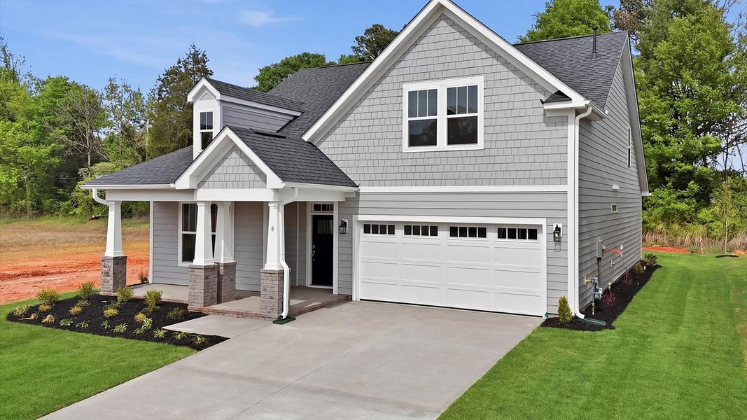 Memorable first impression with elegant exterior design and exceptional materials located in Greenville, SC