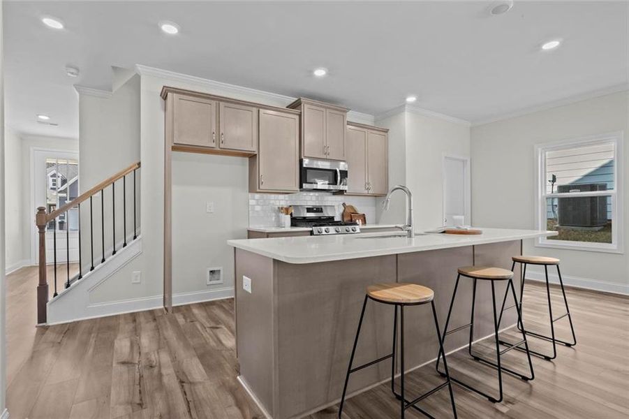 Furnished interior view inside a new home in Stratford at NatureWalk, Dallas (Image 30).