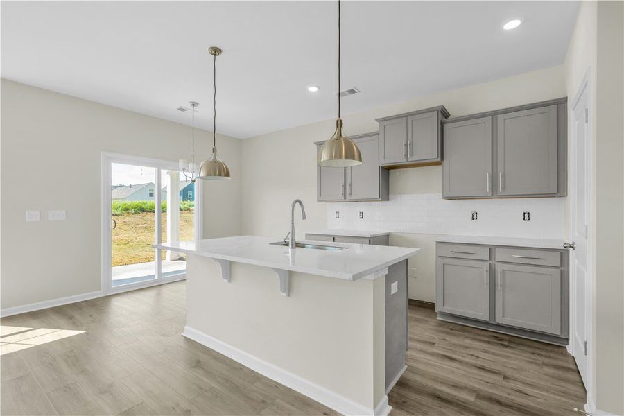 Furnished interior view inside a new home in Brownstone Park, Easley (Image 4).