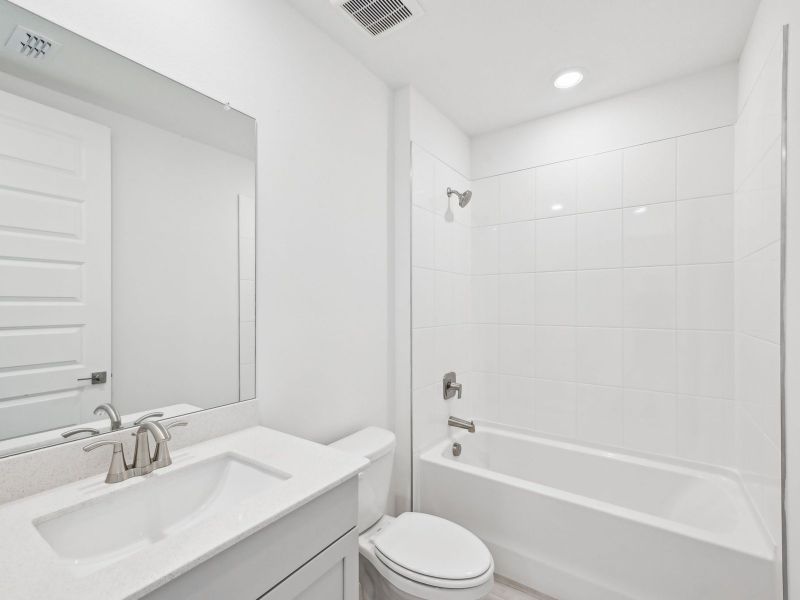 Furnished interior view inside a new home in Oakfield Trails - Signature Series, Parrish (Image 4).