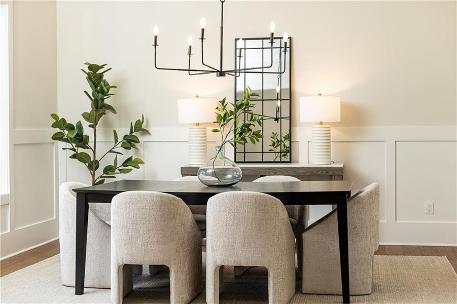 Furnished interior view inside a new home in , Atlanta (Image 7).