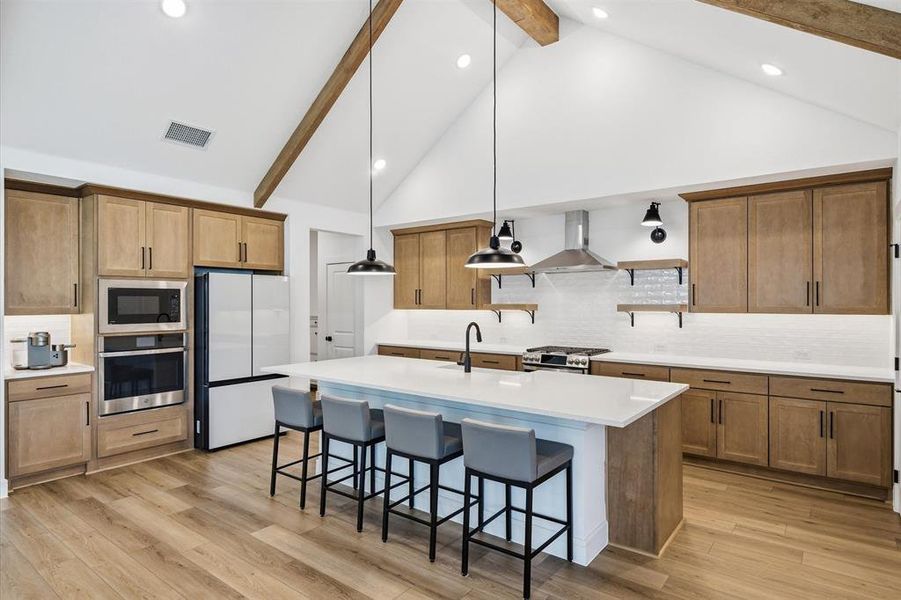 Furnished interior view inside a new home in Monterra, Fate (Image 9).