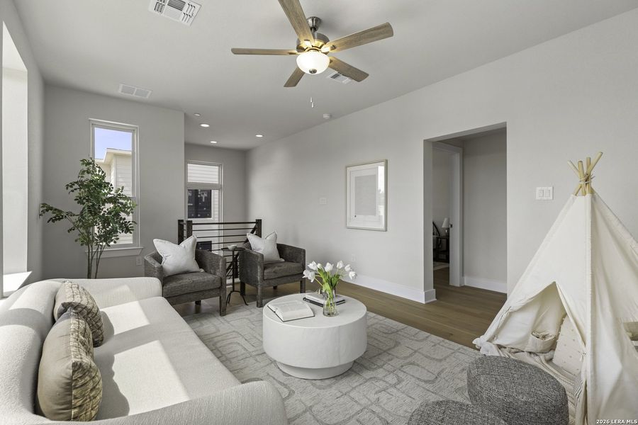 Furnished interior view inside a new home in , San Antonio (Image 14).