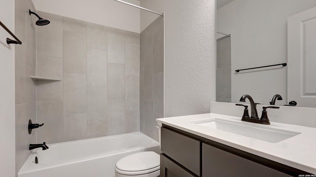 Furnished interior view inside a new home in Ladera, San Antonio (Image 7).