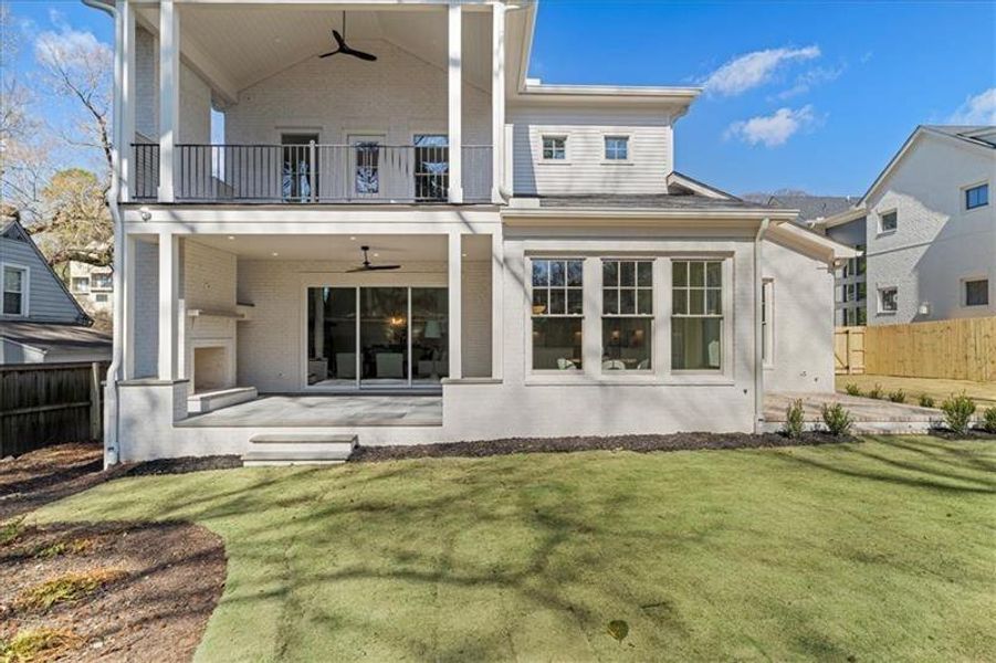 Front exterior of a new home in , Atlanta, GA, highlighting curb appeal (Image 17).