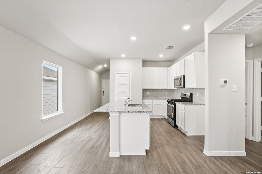Furnished interior view inside a new home in Hickory Ridge, Elmendorf (Image 12).