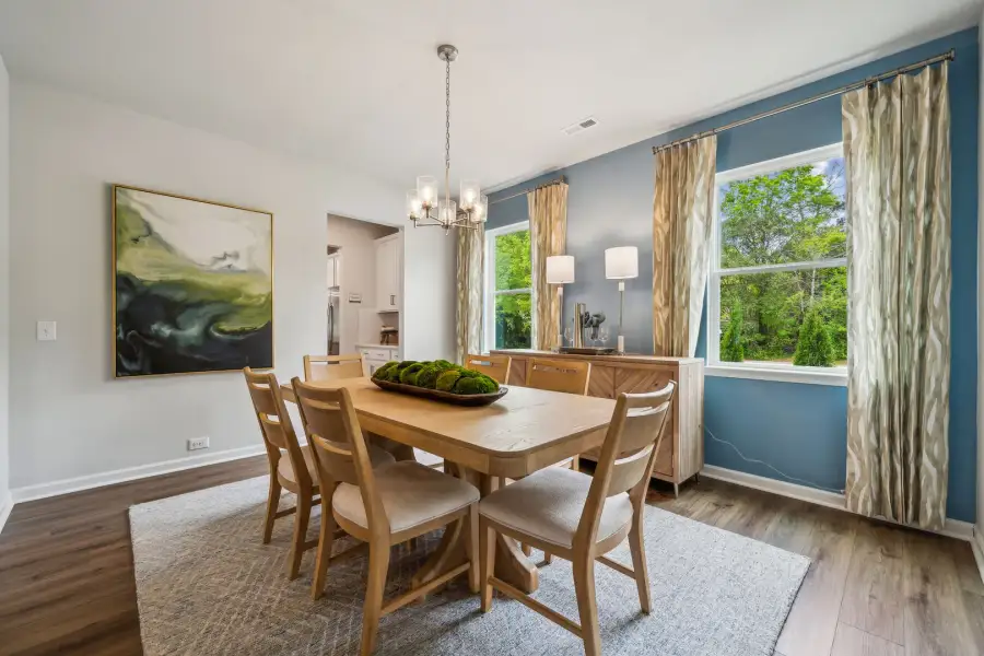 Furnished interior view inside a new home in Fallbrook Single Family Homes, Indian Trail (Image 10).