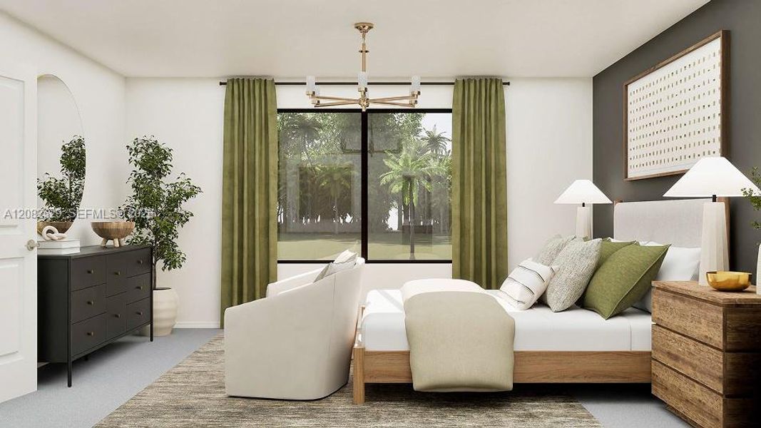 Furnished interior view inside a new home in Solterra, Sunrise (Image 4).