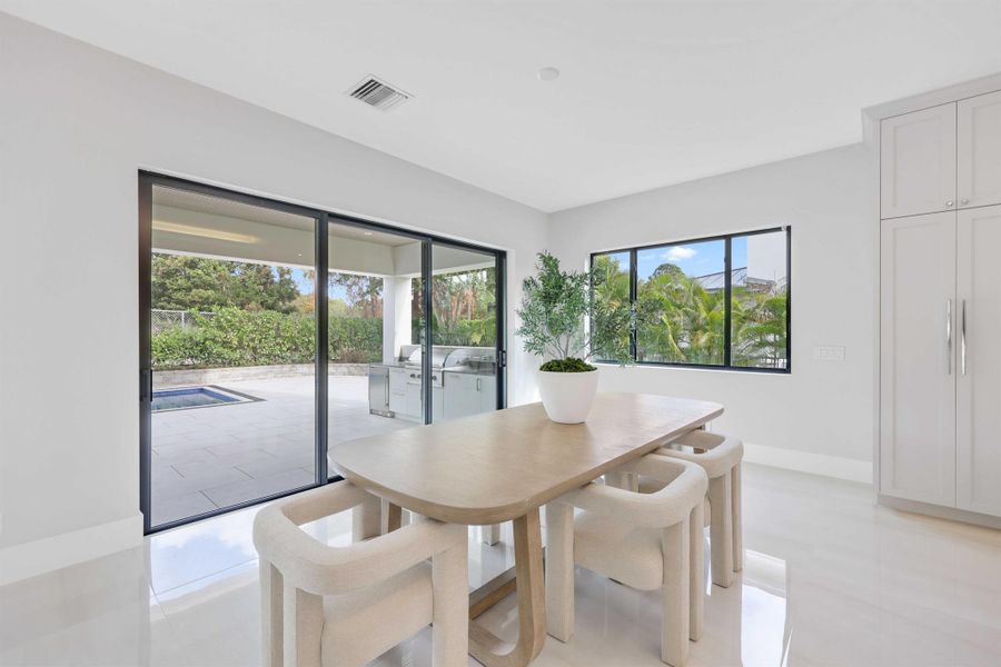 Furnished interior view inside a new home in , Boynton Beach (Image 35).