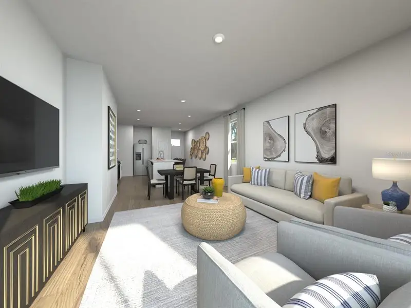 Furnished interior view inside a new home in , Brooksville (Image 2).