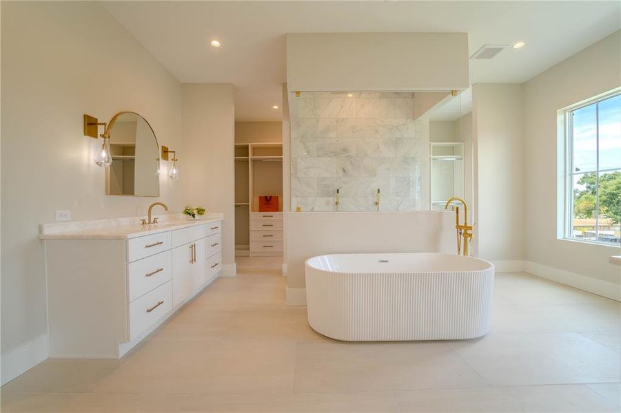 Furnished interior view inside a new home in , Tampa (Image 39).