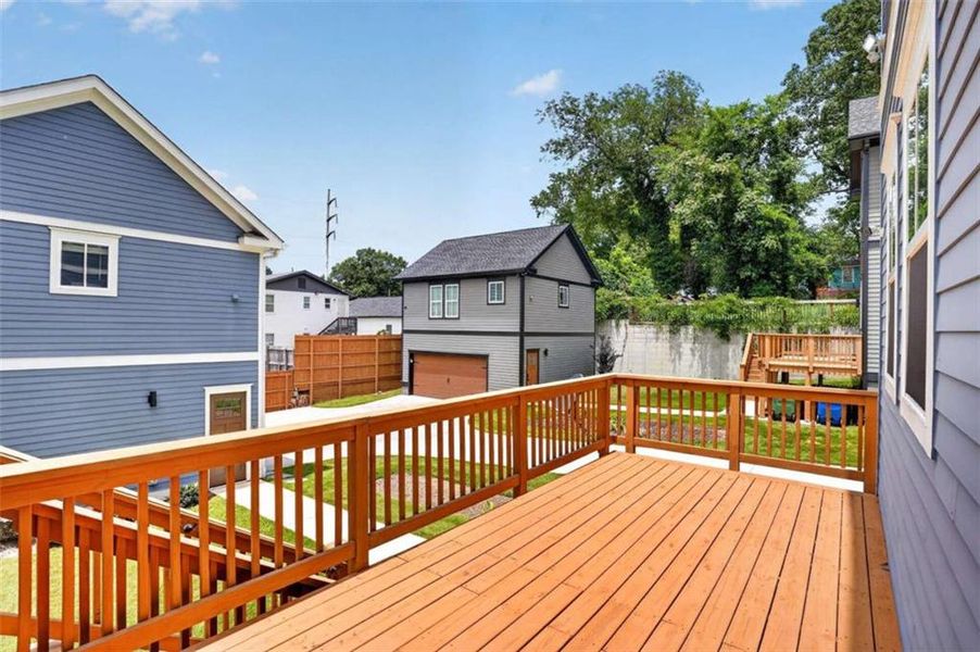 Exterior details and patio area of a home in , Atlanta (Image 3).