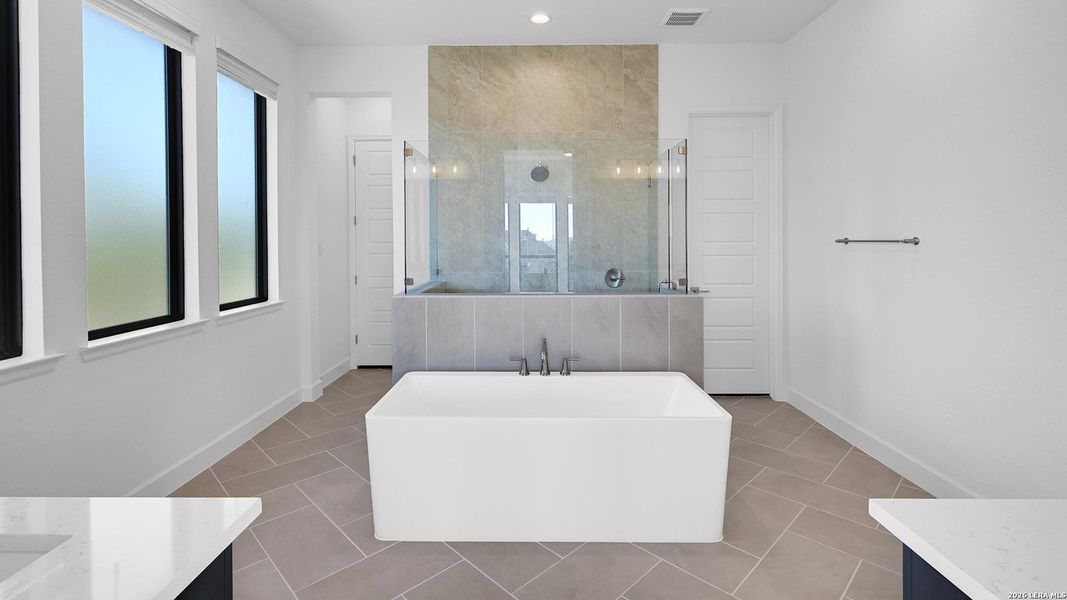 Furnished interior view inside a new home in Johnson Ranch, Bulverde (Image 11).